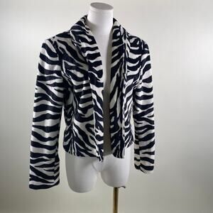 Vintage zebra blazer